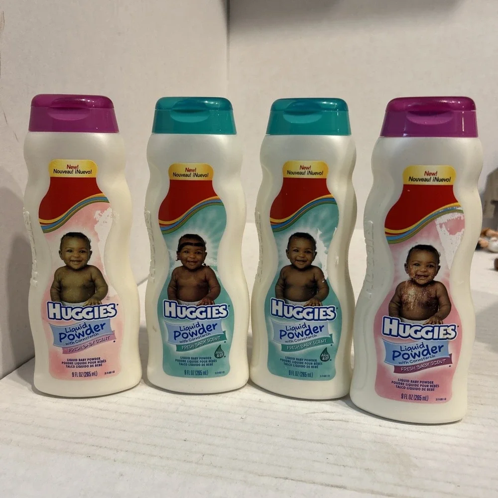 Huggies Liquid Powder‎ Lotion with Cornstarch Fresh Baby Scent 9 Oz, New & Rare!